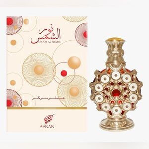 NIB Afnan Noor Al Shams Concentrated Perfume Oil, Attar Oil CPO 20 ML